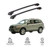 HYUNDAI SANTA FE 2007-2012 TRX1 Thunder Carrier Barres transversales pour galerie de toit de voiture, 2 barres
